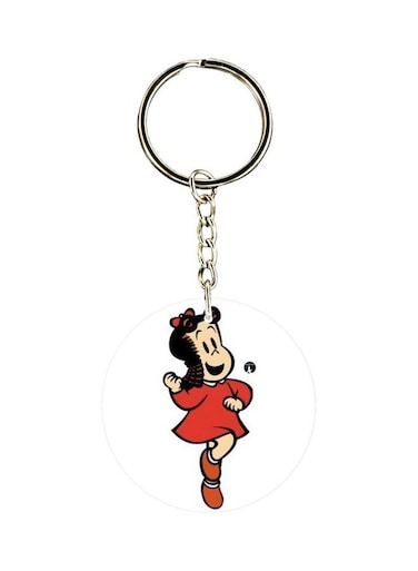 Cartoon Themed Dual Sided Keychain