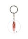Feather Printed Dual Sided Keychain