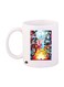 Sonic Video Game Printed Mug White/Red/Green Standard Size