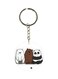Cartoon Animals Printed Double Sided Keychain