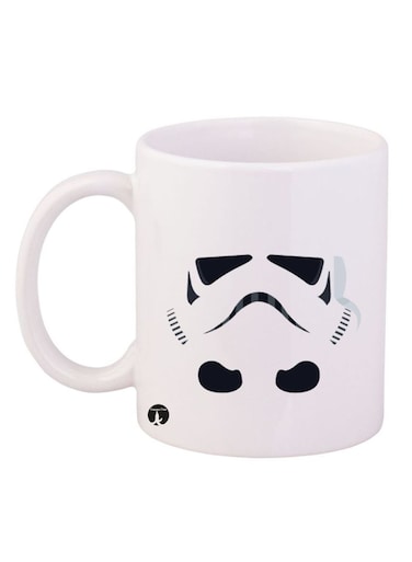 Star Wars Design Mug White/Black 12ounce