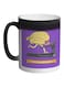 Brain Treadmill Workout Printed Colour Changing Coffee Mug Black 11ounce