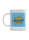 Crush Printed Coffee Mug Blue/White/Yellow