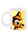 Anime Printed Coffee Mug White/Yellow/Brown 11ounce