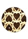 Hearts Printed Fridge Magnet Multicolour