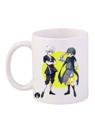 Hunter X Hunter Printed Mug White/Green 12ounce
