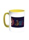Eid Mubarak Printed Coffee Mug Yellow/White 11ounce