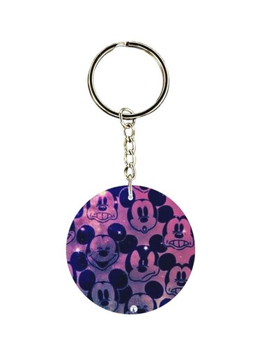 Micky Mouse Printed Single Sided Keychain