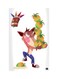 Printed Fridge Magnet Multicolour 8.5x0.4x5.5cm