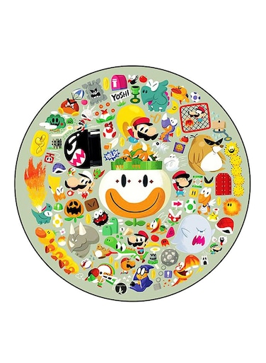 The Video Game Super Mario Printed Fridge Magnet Multicolour