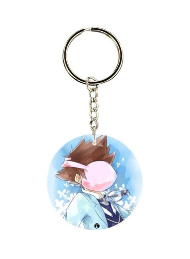 Anime Digimon Printed Keychain