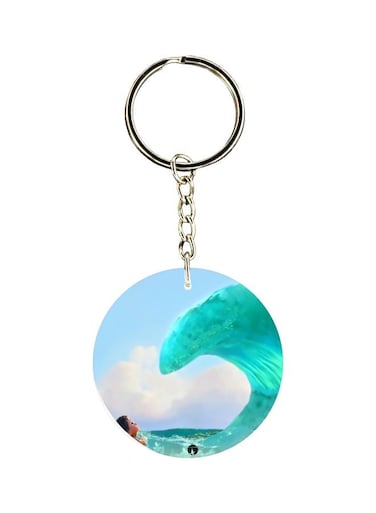 Moana Printed Double Sided Keychain