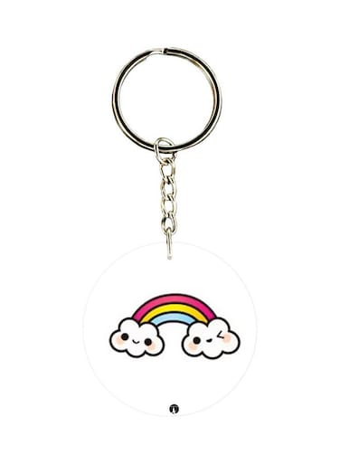 Clouds Themed Pocket Keychain