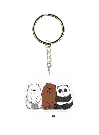 Panda Printed Keychain