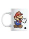 Super Mario Printed Mug White/Red/Blue