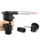 Mini Portable Outdoor BBQ Electric Fire Blower Black 17cm