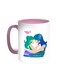 Mothers Day Printed Coffee Mug Pink/White 11ounce