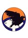 Bird Printed Fridge Magnet Multicolour 5.5 x 5.5cm