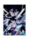 Cartoon Themed Metallic Plate Blue/Black/Red 20x15cm