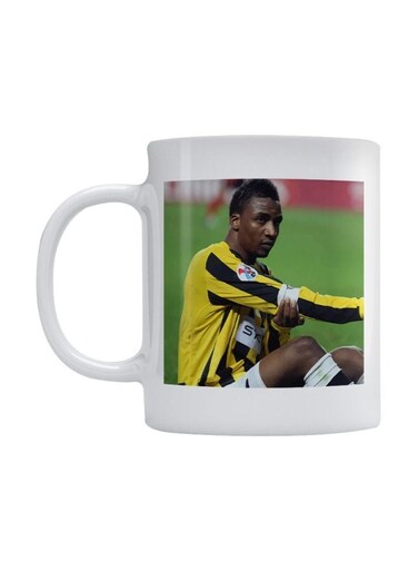 Mohammed Noor Printed Mug White/Green/Yellow