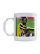 Mohammed Noor Printed Mug White/Green/Yellow
