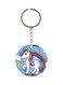 Unicorn Horse Printed Pocket Keychain
