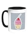Ice Cream Printed Coffee Mug White/Black 11ounce