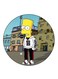Simpsons Printed Fridge Magnet Multicolour