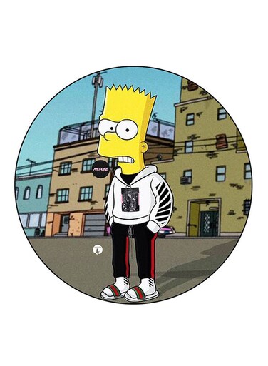Simpsons Printed Fridge Magnet Multicolour