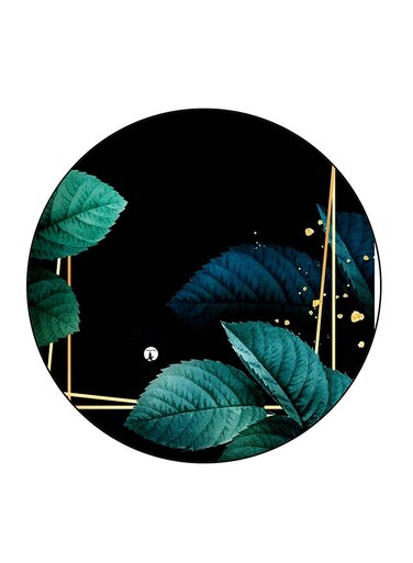 Leaves Printed Fridge Magnet Multicolour 5.5 x 5.5cm