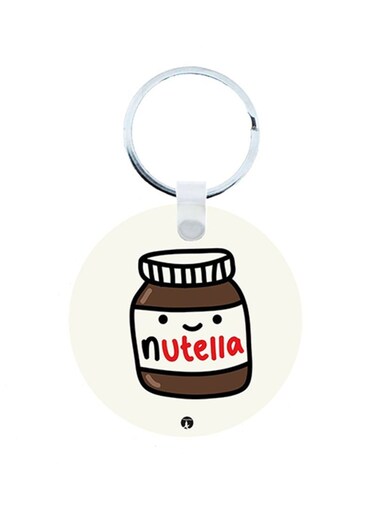 The Nutella Wooden Keychain
