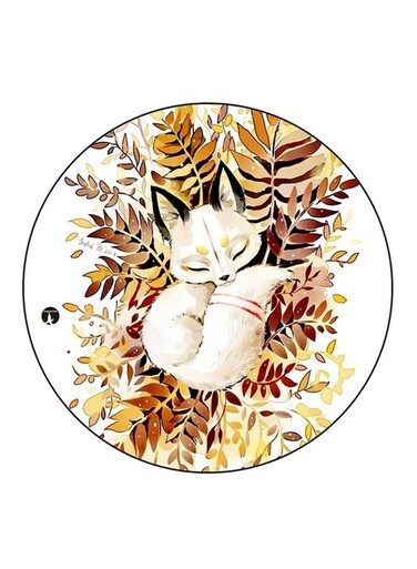 Fox Printed Fridge Magnet Multicolour