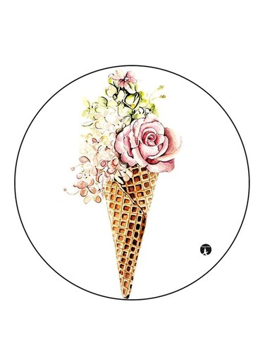 Flowers Printed Fridge Magnet Multicolour