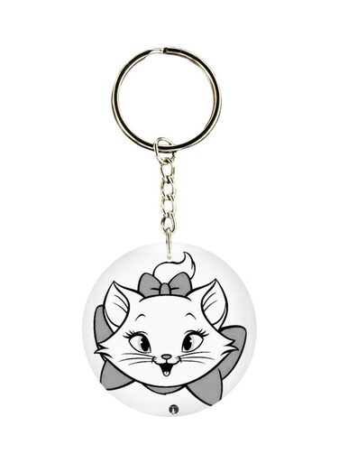 Cat Printed Keychain