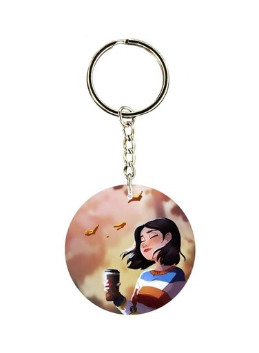 Printed Single Sided Keychain