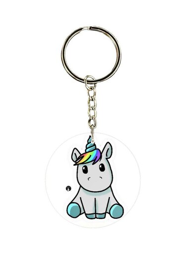 Cartoon Animal Printed Keychain