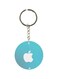 Single Sided Apple Logo Themed Keychain