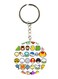 Double Sided Super Mario Printed Keychain