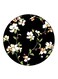 Flowers Printed Fridge Magnet Round Multicolour