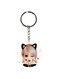 Cat Girl Printed Dual Sided Keychain