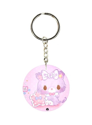 Kitten Printed Keychain