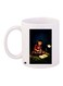 Printed Coffee Mug White/Black/Red 11ounce