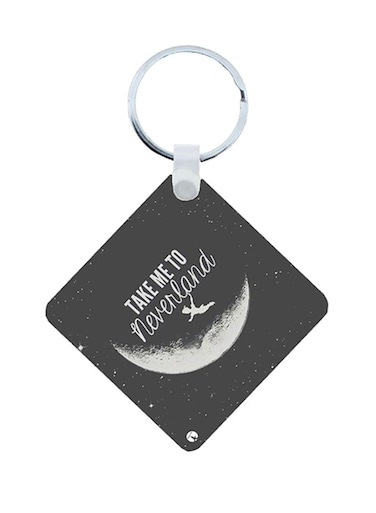 English Phrases Wooden Keychain