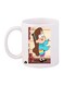 Gravity Falls Printed Coffee Mug White/Blue/Brown