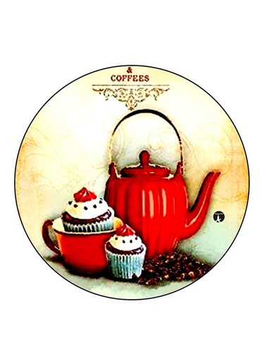 Food Printed Fridge Magnet Multicolour