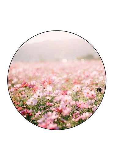 Flower Printed Fridge Magnet Multicolour 5.5 x 5.5cm