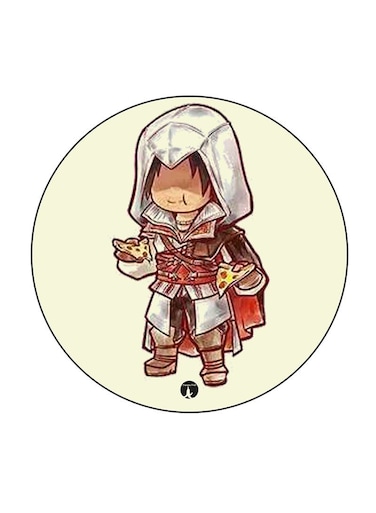 Video Game Assassin'S Creed Printed Fridge Magnet Multicolour