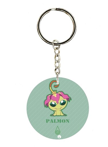 The Anime Digimon Double Side Printed Keychain