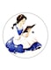 Disney Printed Fridge Magnet Round Multicolour