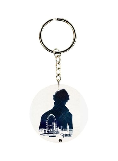 The TV Show Sherlock Printed Keychain